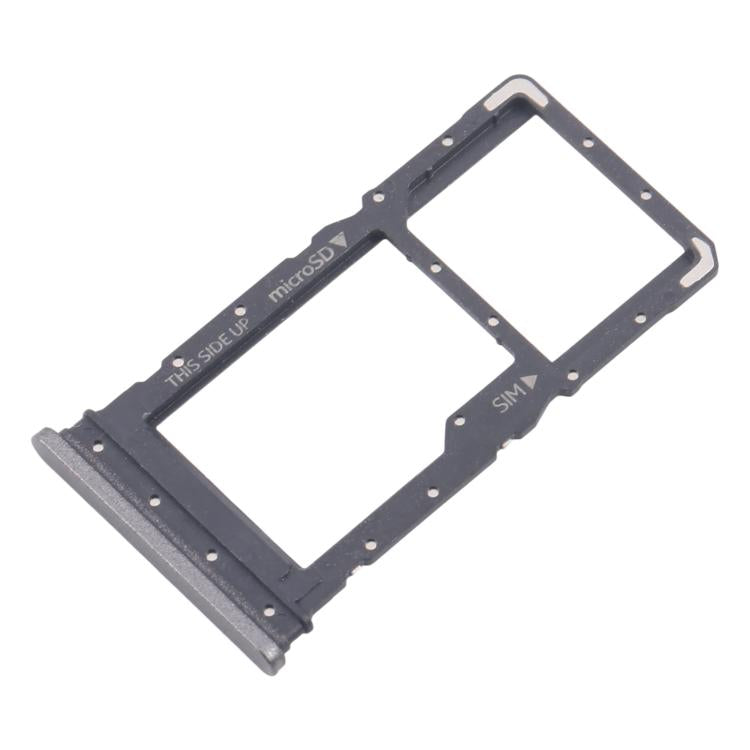 For Nokia C110 Original SIM Card Tray + Micro SD Card Tray (Black) - Card Tray by buy2fix | Online Shopping UK | buy2fix
