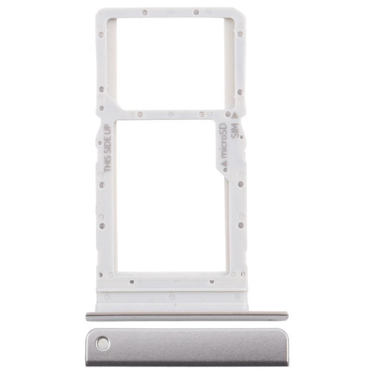 For Nokia G42 Original SIM Card Tray + SIM Card Tray / Micro SD Card Tray (Silver) - Card Tray by buy2fix | Online Shopping UK | buy2fix