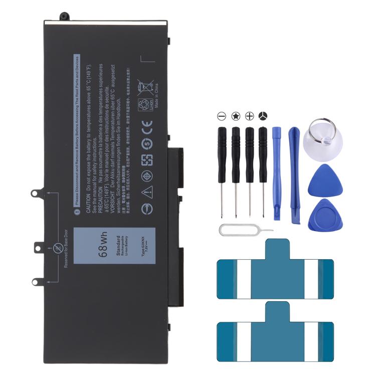 7.6V 68Wh GJKNX Li-ion Battery For Dell Latitude 15 5591 5280 5290 5480 5490 5580 5590 3520 3530 M3520 M3530 P27S - Others by buy2fix | Online Shopping UK | buy2fix