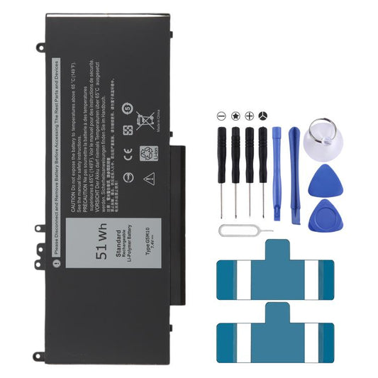 7.4V 51Wh G5M10 Li-Polymer Battery For Dell Latitude E5250 E5450 E5550 Sereis 8V5GX R9XM9 WYJC2 1KY05 - Others by buy2fix | Online Shopping UK | buy2fix