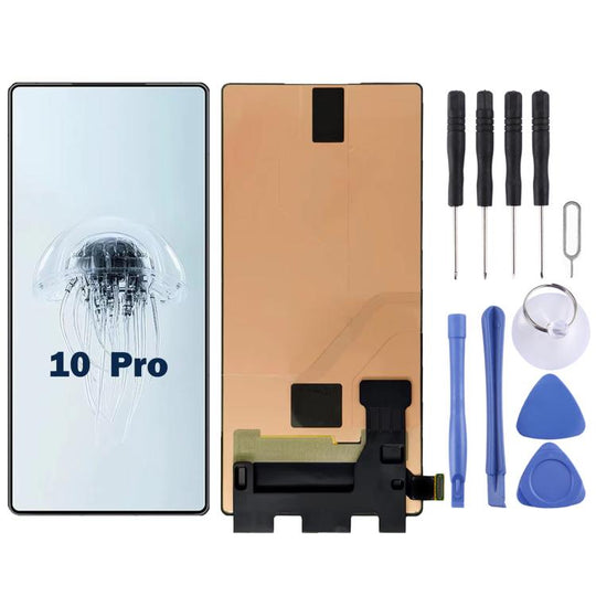 For ZTE Nubia RedMagic 10 Pro NX789J AMOLED Original LCD Screen Digitizer Full Assembly (Black)
