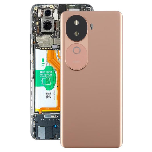 For vivo V40e Battery Back Cover with Camera Lens Cover(Gold) - Back Cover by buy2fix | Online Shopping UK | buy2fix