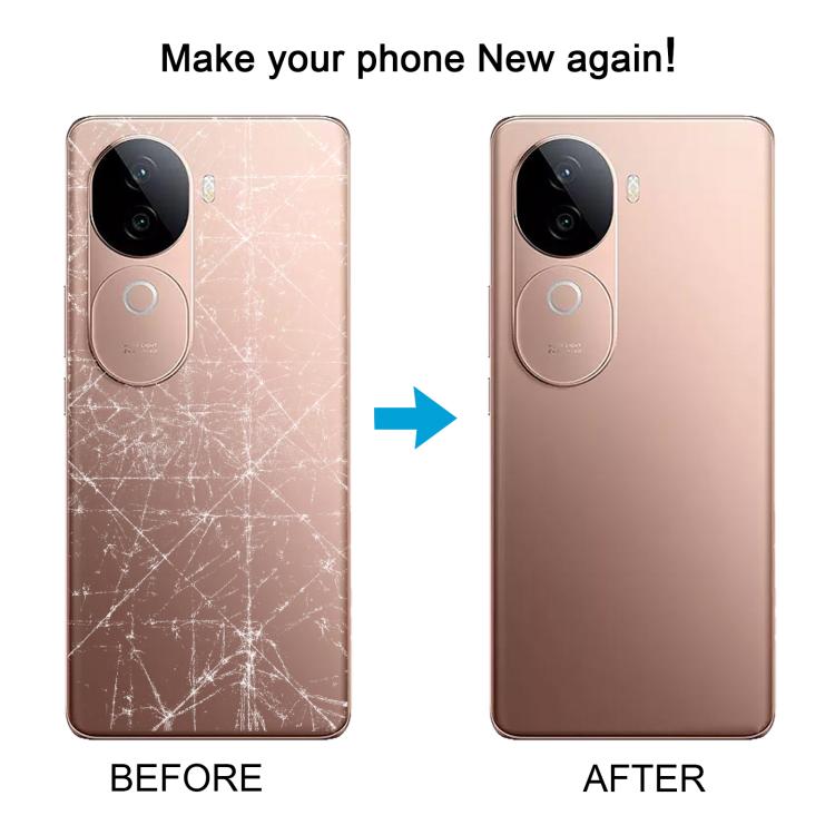 For vivo V40e Battery Back Cover with Camera Lens Cover(Green) - Back Cover by buy2fix | Online Shopping UK | buy2fix