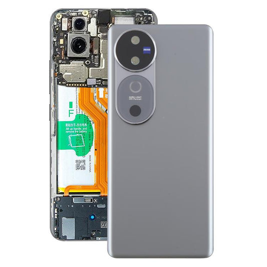For vivo V40 Battery Back Cover with Camera Lens Cover(Gray) - Back Cover by buy2fix | Online Shopping UK | buy2fix