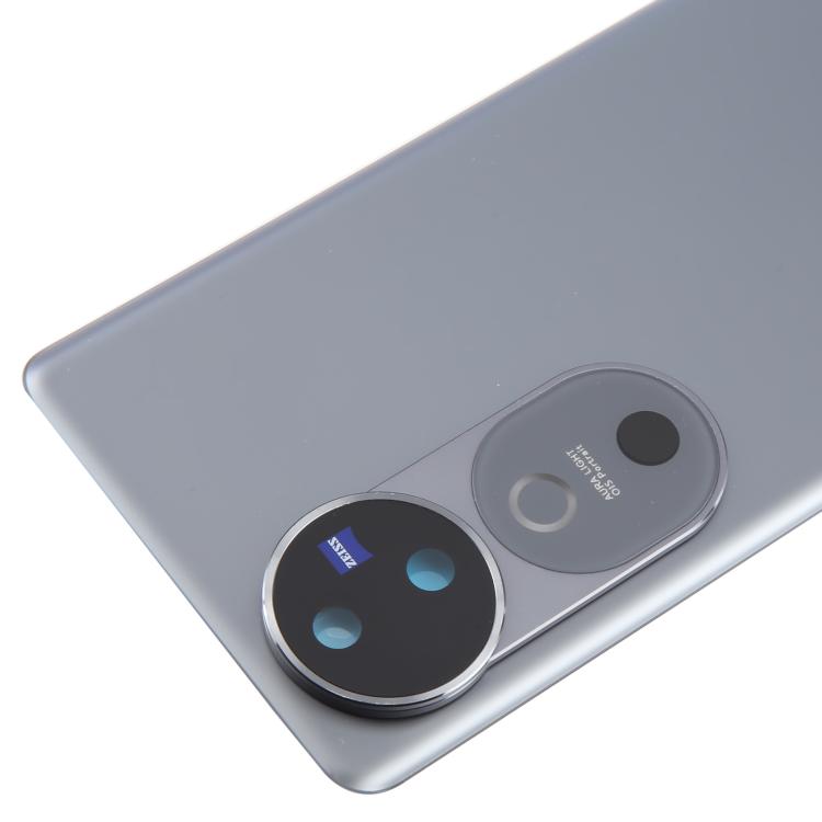 For vivo V40 Battery Back Cover with Camera Lens Cover(Gray) - Back Cover by buy2fix | Online Shopping UK | buy2fix