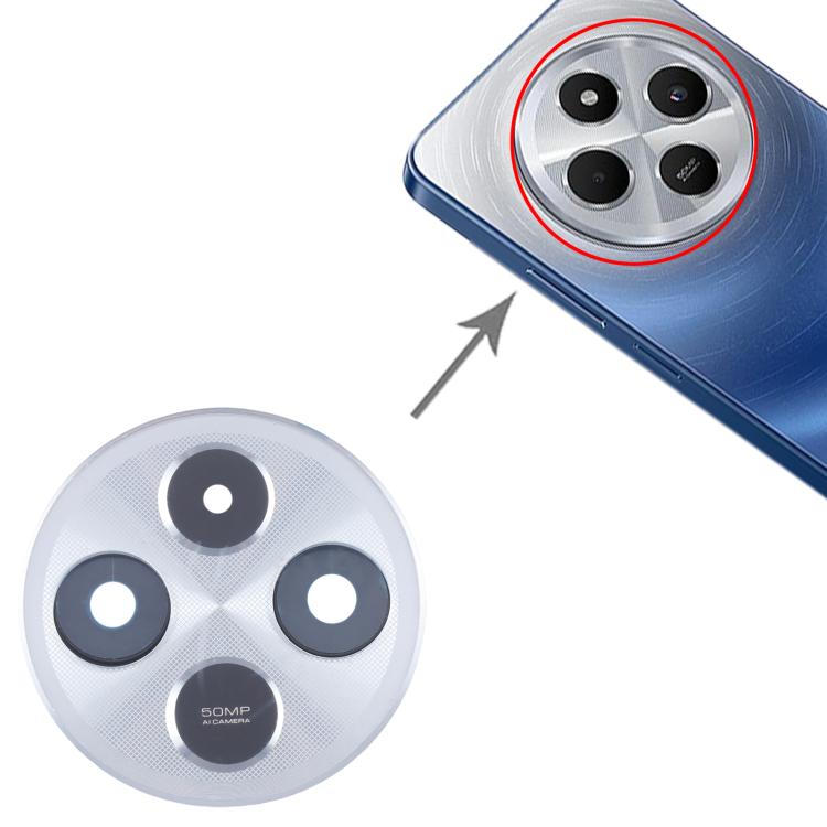 For Xiaomi Redmi 14C 5G Original Rear Camera Lens Cover (Silver) - Camera by buy2fix | Online Shopping UK | buy2fix