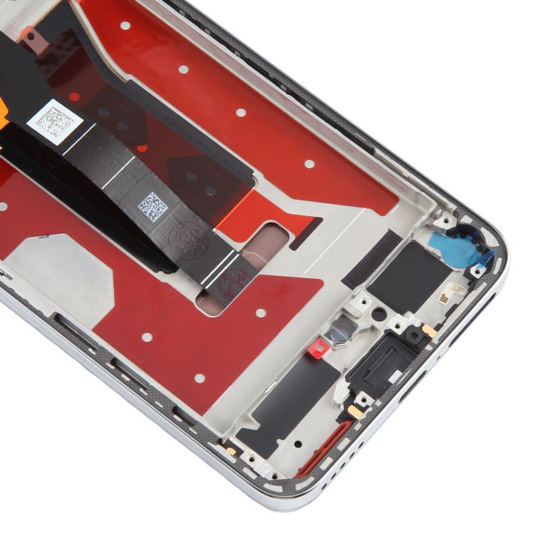 For Honor 300 Original LCD Screen Digitizer Full Assembly with Frame (Silver) - LCD Screen by buy2fix | Online Shopping UK | buy2fix