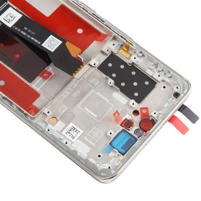 For Honor 90 Pro Original LCD Screen Digitizer Full Assembly with Frame (Silver) - LCD Screen by buy2fix | Online Shopping UK | buy2fix