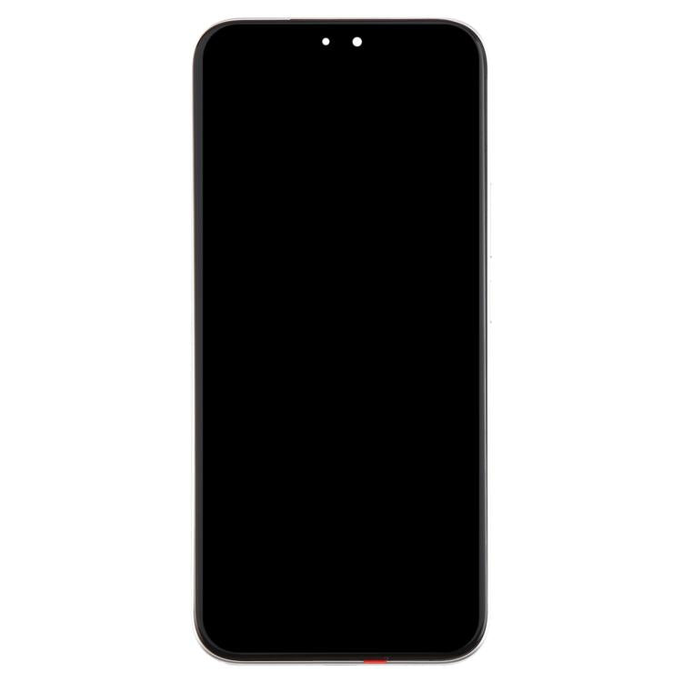 For Honor X60i Original LCD Screen Digitizer Full Assembly with Frame (Silver) - LCD Screen by buy2fix | Online Shopping UK | buy2fix