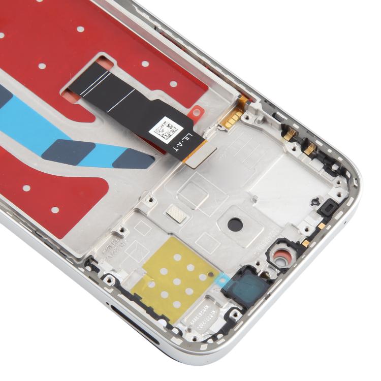 For Honor X60i Original LCD Screen Digitizer Full Assembly with Frame (Silver) - LCD Screen by buy2fix | Online Shopping UK | buy2fix