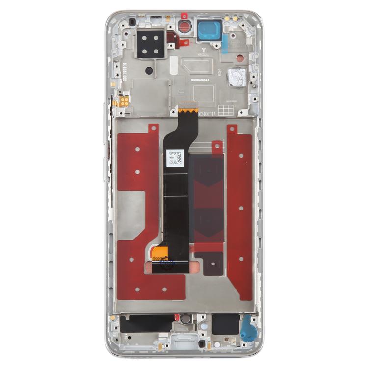 For Honor 200 Original LCD Screen Digitizer Full Assembly with Frame (Silver) - LCD Screen by buy2fix | Online Shopping UK | buy2fix