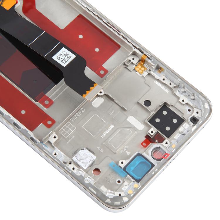 For Honor 200 Original LCD Screen Digitizer Full Assembly with Frame (Silver) - LCD Screen by buy2fix | Online Shopping UK | buy2fix