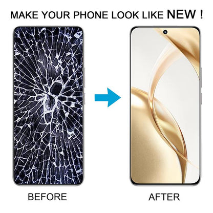 For Honor 200 Original LCD Screen Digitizer Full Assembly with Frame (Silver) - LCD Screen by buy2fix | Online Shopping UK | buy2fix