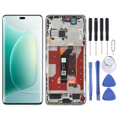 For Honor 300 Pro Original LCD Screen Digitizer Full Assembly with Frame (Green) - LCD Screen by buy2fix | Online Shopping UK | buy2fix