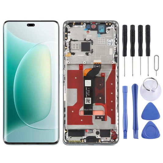 For Honor 300 Pro Original LCD Screen Digitizer Full Assembly with Frame (Green) - LCD Screen by buy2fix | Online Shopping UK | buy2fix