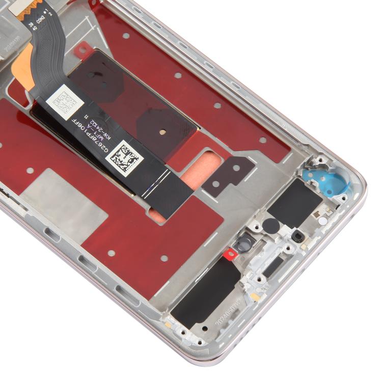 For Honor 200 Pro Original LCD Screen Digitizer Full Assembly with Frame (Silver) - LCD Screen by buy2fix | Online Shopping UK | buy2fix