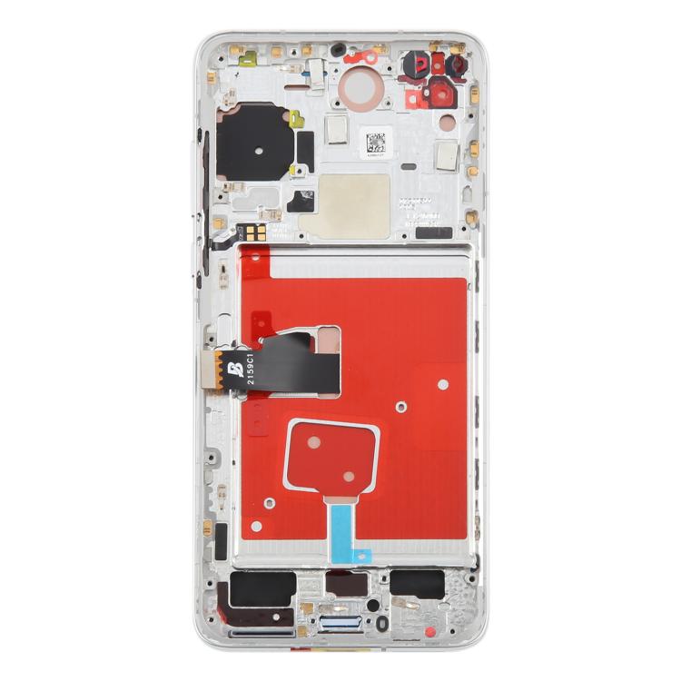 For Huawei P40 TFT LCD Screen Digitizer Full Assembly with Frame, Not Supporting Fingerprint Identification (Silver) - LCD Screen by buy2fix | Online Shopping UK | buy2fix