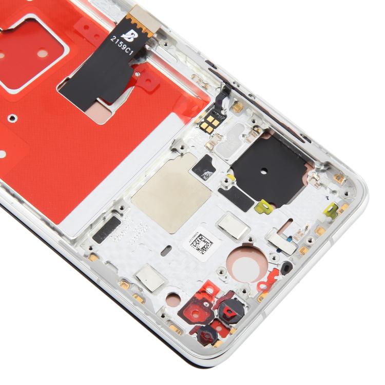 For Huawei P40 TFT LCD Screen Digitizer Full Assembly with Frame, Not Supporting Fingerprint Identification (Silver) - LCD Screen by buy2fix | Online Shopping UK | buy2fix