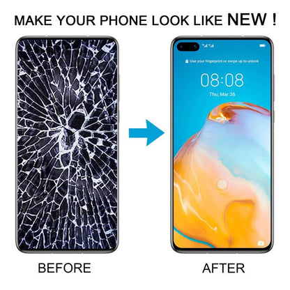 For Huawei P40 TFT LCD Screen Digitizer Full Assembly with Frame, Not Supporting Fingerprint Identification (Silver) - LCD Screen by buy2fix | Online Shopping UK | buy2fix