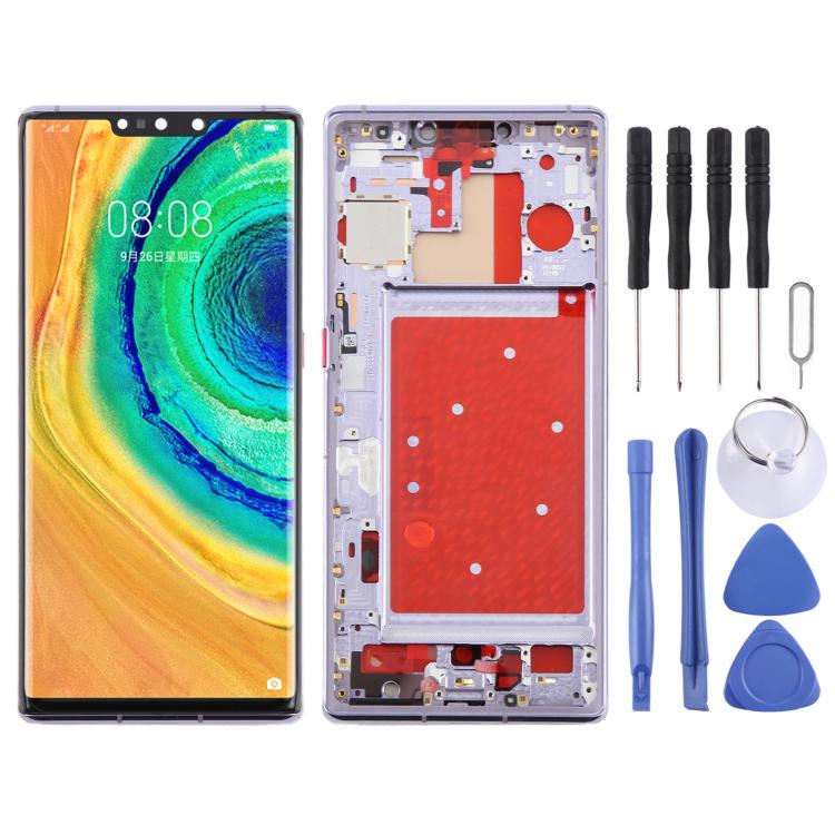For Huawei Mate 30 Pro TFT LCD Screen Digitizer Full Assembly with Frame, Not Supporting Fingerprint Identification (Purple) - LCD Screen by buy2fix | Online Shopping UK | buy2fix
