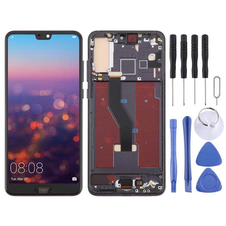 For Huawei P20 Pro TFT LCD Screen Digitizer Full Assembly with Frame(Blue) - LCD Screen by buy2fix | Online Shopping UK | buy2fix