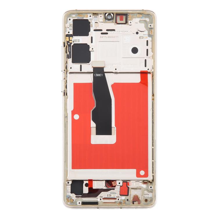For Huawei P30 TFT LCD Screen Digitizer Full Assembly with Frame, Not Supporting Fingerprint Identification (Gold) - LCD Screen by buy2fix | Online Shopping UK | buy2fix