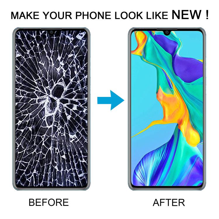 For Huawei P30 TFT LCD Screen Digitizer Full Assembly with Frame, Not Supporting Fingerprint Identification (Gold) - LCD Screen by buy2fix | Online Shopping UK | buy2fix