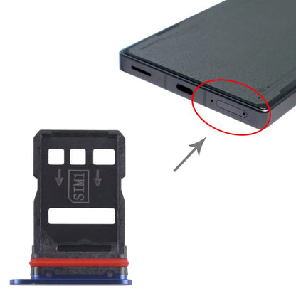 For ZTE nubia RedMagic 7 Pro NX709J SIM Card Tray + SIM Card Tray (Blue) - For ZTE by buy2fix | Online Shopping UK | buy2fix