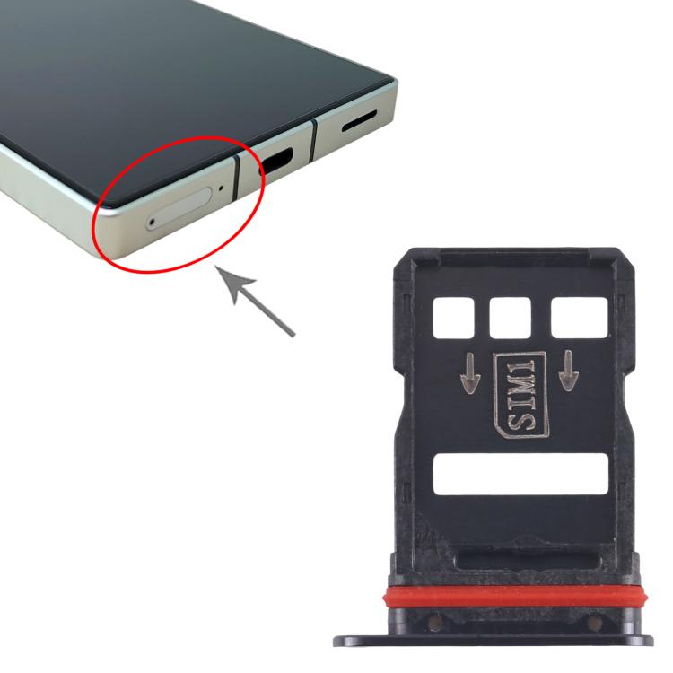 For ZTE nubia RedMagic 8 Pro+ SIM Card Tray + SIM Card Tray (Black) - For ZTE by buy2fix | Online Shopping UK | buy2fix