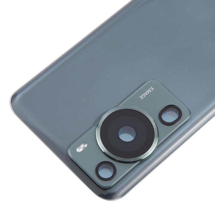 For Huawei P60 Pro Battery Back Cover with Camera Lens Cover(Green) - Back Cover by buy2fix | Online Shopping UK | buy2fix