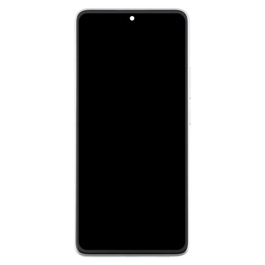 For Xiaomi Redmi Note 14 5G India AMOLED Original LCD Screen Digitizer Full Assembly with Frame (Silver) - LCD Screen by buy2fix | Online Shopping UK | buy2fix