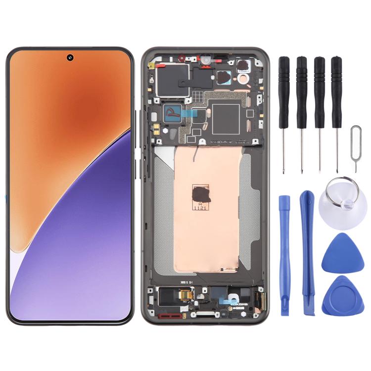 For Xiaomi 15 AMOLED Original LCD Screen Digitizer Full Assembly with Frame (Frosted Black) - LCD Screen by buy2fix | Online Shopping UK | buy2fix