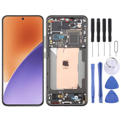 For Xiaomi 15 AMOLED Original LCD Screen Digitizer Full Assembly with Frame (Frosted Black) - LCD Screen by buy2fix | Online Shopping UK | buy2fix