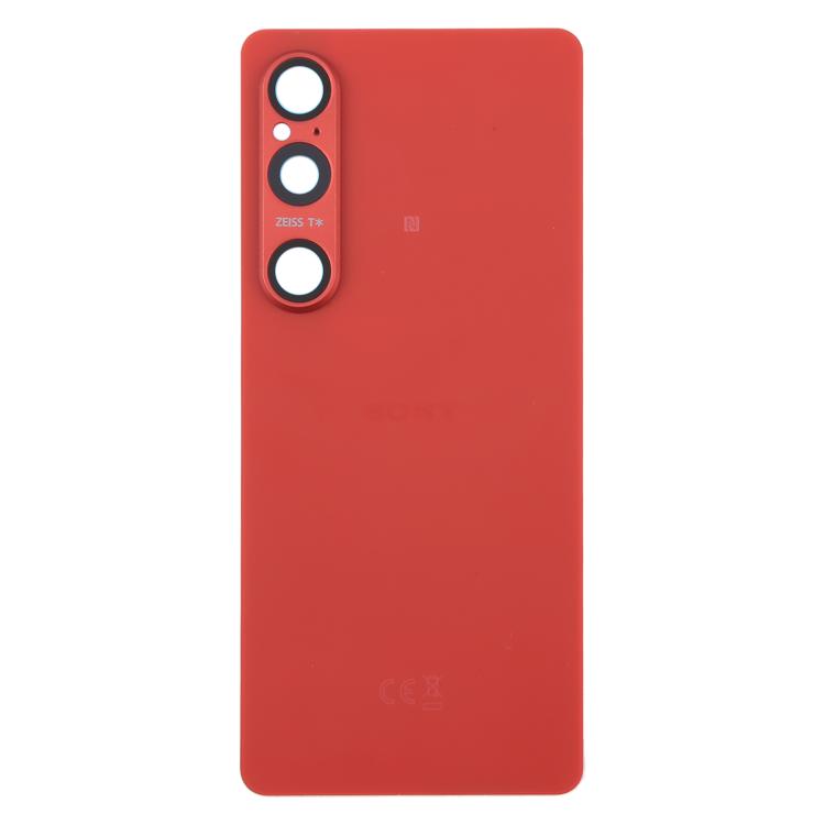 For Sony Xperia 1 VI Original Battery Back Cover with Camera Lens Cover(Red) - Back Cover by buy2fix | Online Shopping UK | buy2fix