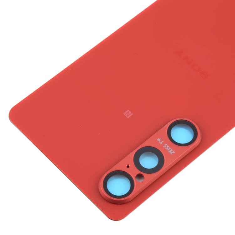 For Sony Xperia 1 VI Original Battery Back Cover with Camera Lens Cover(Red) - Back Cover by buy2fix | Online Shopping UK | buy2fix