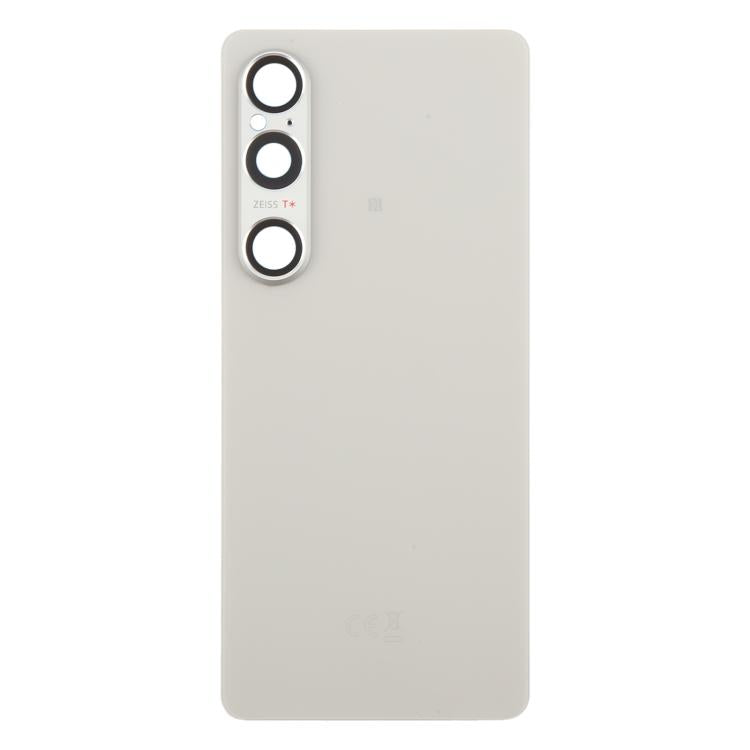 For Sony Xperia 1 VI Original Battery Back Cover with Camera Lens Cover(Silver) - Back Cover by buy2fix | Online Shopping UK | buy2fix