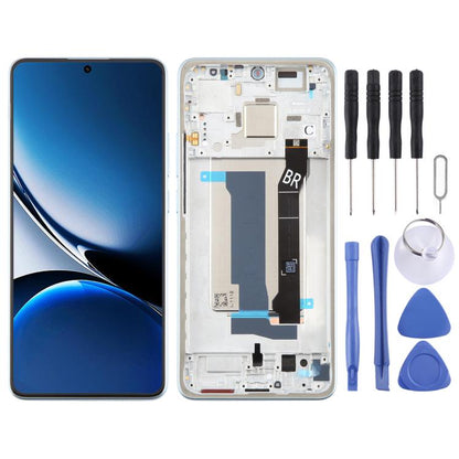 For Xiaomi Redmi Turbo 4 AMOLED Original LCD Screen Digitizer Full Assembly with Frame (Blue) - LCD Screen by buy2fix | Online Shopping UK | buy2fix