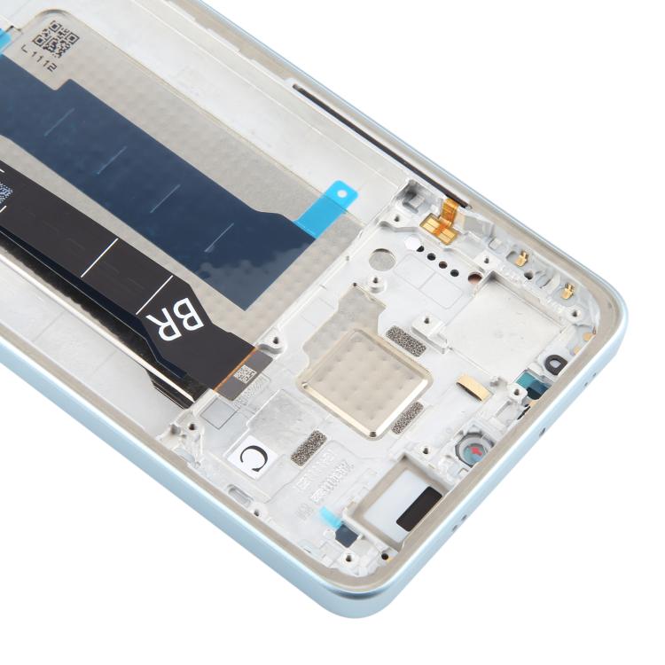 For Xiaomi Redmi Turbo 4 AMOLED Original LCD Screen Digitizer Full Assembly with Frame (Blue) - LCD Screen by buy2fix | Online Shopping UK | buy2fix