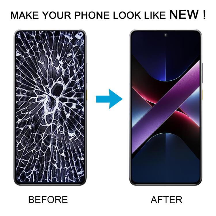 For Xiaomi Poco X7 Pro AMOLED Original LCD Screen Digitizer Full Assembly with Frame (Blue) - LCD Screen by buy2fix | Online Shopping UK | buy2fix