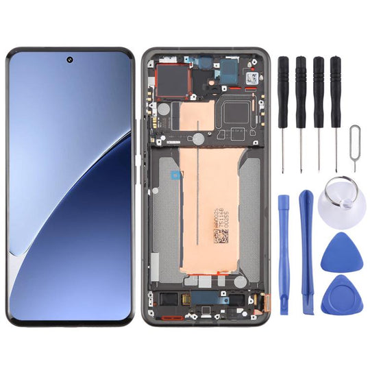 For Xiaomi 15 Pro AMOLED Original LCD Screen Digitizer Full Assembly with Frame (Black)