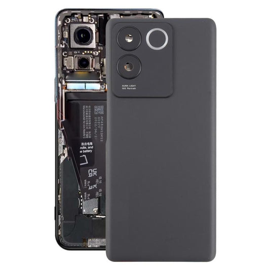 For vivo S17e Battery Back Cover with Camera Lens Cover(Black) - Back Cover by buy2fix | Online Shopping UK | buy2fix