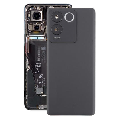 For vivo T2 Pro Battery Back Cover with Camera Lens Cover(Black) - Back Cover by buy2fix | Online Shopping UK | buy2fix