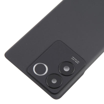 For vivo T2 Pro Battery Back Cover with Camera Lens Cover(Black) - Back Cover by buy2fix | Online Shopping UK | buy2fix