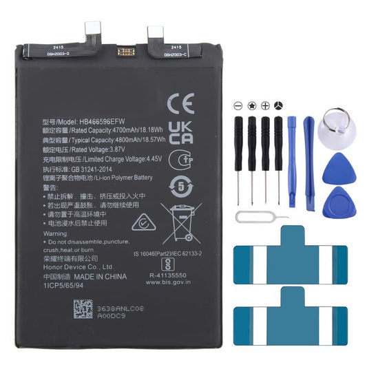 4800mAh Battery Replacement For Honor X30 ANY-AN00 / Magic4 Lite 5G HB466596EFW by buy2fix