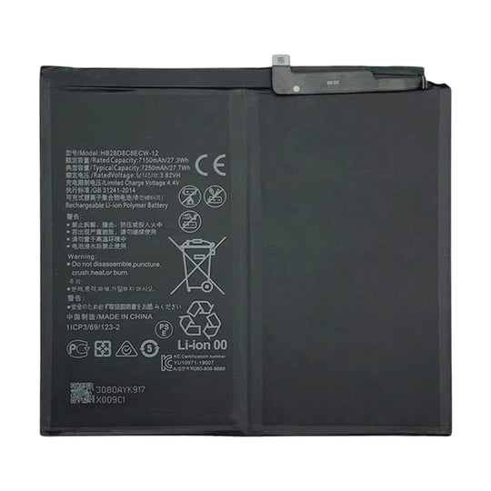 7250mAh Battery Replacement For Huawei MatePad V7 Pro BZT3 KJR BAH3 W59 AN10 DBY-AL00 BRT MRX AL09 W09 W19 AN09 MRR-W29 HB28D8C8ECW HB27D8C8ECW-12