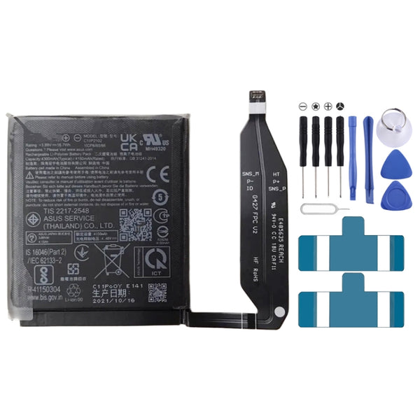 4300mAh Battery Replacement For ASUS Zenfone 9 ZS696KS C11P2102 by buy2fix