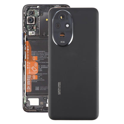 For Honor 200 OEM Battery Back Cover with Camera Lens Cover(Black) - Back Cover by buy2fix | Online Shopping UK | buy2fix