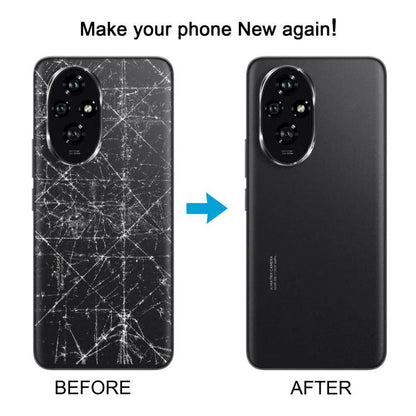 For Honor 200 OEM Battery Back Cover with Camera Lens Cover(Black) - Back Cover by buy2fix | Online Shopping UK | buy2fix