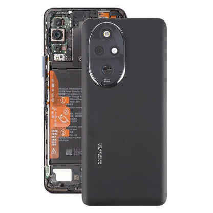For Honor 200 Pro OEM Battery Back Cover with Camera Lens Cover(Black) - Back Cover by buy2fix | Online Shopping UK | buy2fix