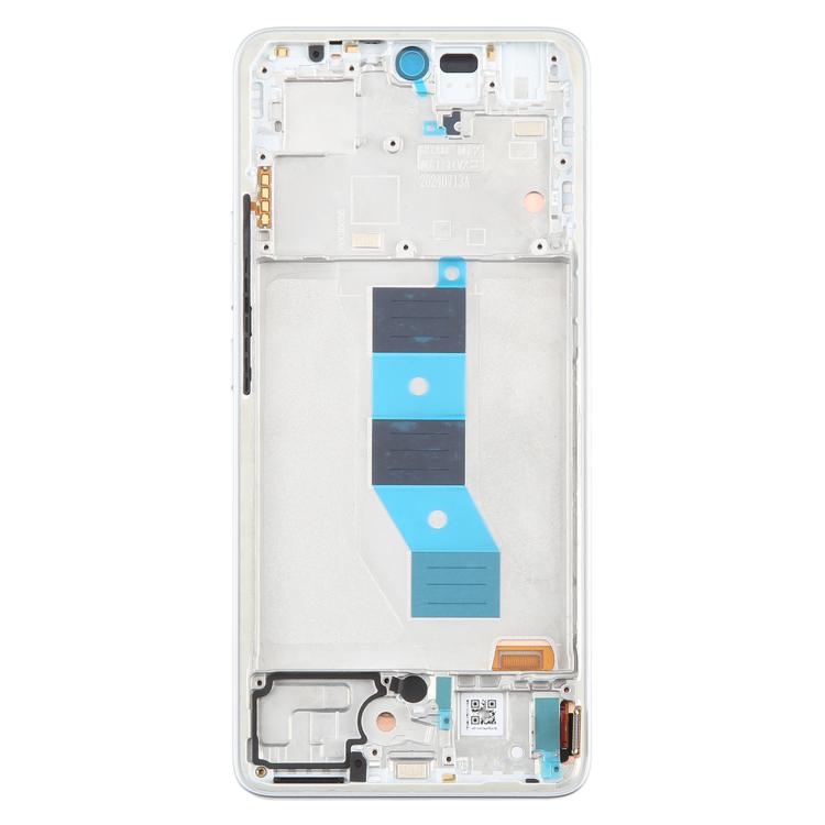 For Xiaomi Redmi Note 14 4G AMOLED Original LCD Screen Digitizer Full Assembly with Frame (Silver) - LCD Screen by buy2fix | Online Shopping UK | buy2fix